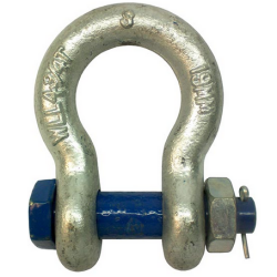 SHACKLE GR S SAFETY PIN BOW 76MM 85T